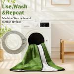 Qeils Reusable Dog Pee Pads, 2 Pack Super Absorbent & Leakproof Washable Puppy Pads with Soft Green Top Layer, for Potty Training, Crates, Couch, Car Seats & Pet Beds, 18"x24"