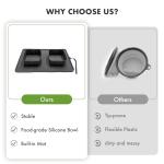 PICCYIN Silicone Collapsible Dog Bowl,2-in-1 Travel Dog Bowls Portable Pet Food & Water Bowls for Walking Camping Hiking Traveling with Storage Bag (Grey)