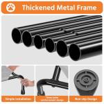 Simple Trending Elevated Dog Bed for Large Dogs, Cooling Raised Dog Cot with Bolsters, Breathable Pet Bed for Outdoor, 47.75" x 31", Grey