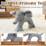 Squeaky Elephant Dog Toy for Boredom Relief