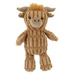 Linzy Plush Highland Cow Squeaky Dog Toy