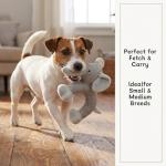 Tough Elephant Dog Toy with Squeaker for Chewers