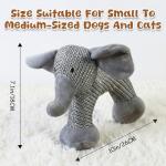 Squeaky Elephant Dog Toy for Boredom Relief