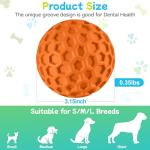 Indestructible Squeaky Dog Balls for Aggressive Chewers