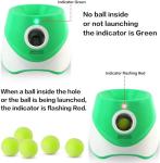 MEKAPLE Automatic Dog Ball Launcher with Tennis Balls