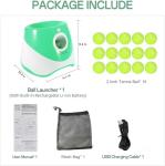 MEKAPLE Automatic Dog Ball Launcher with Tennis Balls