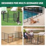 Outdoor Dog Playpen - 8 Panel Heavy Duty Fence