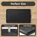 Durable Waterproof Rubber Boot Tray for Entryway