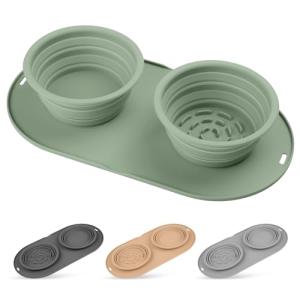 Collapsible Travel Dog Bowl for Food and Water