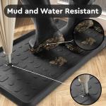 Durable Waterproof Rubber Boot Tray for Entryway