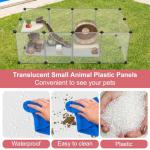 VISCOO Portable 12-Panel Pet Playpen for Small Animals