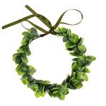 Dog Flower Crown with Eucalyptus Halo Headband