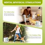 RoseYouth Dog Ball Launcher with 10 Balls