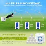 RoseYouth Dog Ball Launcher with 10 Balls