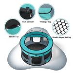 Playpen for Dogs, 44"*44"*24" Large Foldable Pet Play Pens Indoor Outdoor Exercise Pen with Carrying Case Food Bowl for Cat Puppy Rabbit Grey