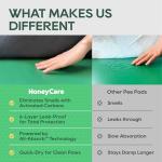 HONEY CARE All-Absorb Puppy Training Pads | Doggie Potty Pads Absorb Eliminating Urine Odor, Ultra Charcoal Dog Pee Pad (Carbon, L 22x23 inch, 100ct)