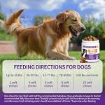 40 in 1 Dog Vitamins and Supplements 200Ct Dog Multivitamin Chewable, Immunity Support Multivitamin Vitamins with Turkey Tail Mushroom, Skin & Coat, Mobility, Gut & Heart Health, Hip & Joint Support