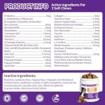 40 in 1 Dog Vitamins and Supplements 200Ct Dog Multivitamin Chewable, Immunity Support Multivitamin Vitamins with Turkey Tail Mushroom, Skin & Coat, Mobility, Gut & Heart Health, Hip & Joint Support