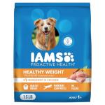 IAMS Proactive Health, Dry Dog Food, Adult Dog Food Dry Recipe for Healthy Weight, with Chicken, 15 lb. Bag