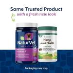 NaturVet Hemp Joint Health, Joint Care Support Supplement for Dogs, Soft Chews, 60ct Made in The USA