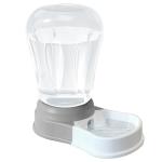 STALTWO 1.6 Gallon Automatic Dog Water Dispenser, Large Capacity Gravity Pet Water Bowl for Multiple Pets, BPA-Free Cat Water Feeder for Large Dogs, Refill Less Often, Grey