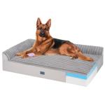 Veehoo Orthopedic Dog Bed for Large Senior Dogs, 7 Inch Thick XXL Memory Foam Dog Bed with L Shaped Bolsters, Orthopedic Pet Couch with Waterproof Liner & Removable Washable Cover, 52"x36"x7"