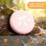 Zegcohjave Collapsible Dog Bowls,Travel Dog Bowl, Dog Water Bowl,Cat Bowl,Portable Pet Bowl, Suitable for Travel, Camping, and Hiking(Pink)