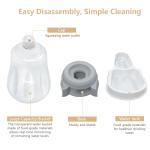 STALTWO 1.6 Gallon Automatic Dog Water Dispenser, Large Capacity Gravity Pet Water Bowl for Multiple Pets, BPA-Free Cat Water Feeder for Large Dogs, Refill Less Often, Grey