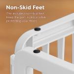 IRIS USA Dog Playpen, 4-Panel 24" Pet Playpen, Puppy Playpen, Indoor/Outdoor Dog Pen, 35 x 35 x 24, Foldable, Customizable, Dark Gray