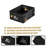 OneTigris Military Pet Bowl Collapsible 70 oz Treat Food & Water Holder for Small to Medium Puppy Dog