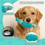 WinTour Tough Dog Toys for Large Dogs, Indestructible Dog Toy for Aggressive Chewers with Squeaky, Durable Chew Toys to Keep Them Busy for Medium and Large Breeds, Interactive Heavy Duty Bones