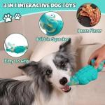 WinTour Tough Dog Toys for Large Dogs, Indestructible Dog Toy for Aggressive Chewers with Squeaky, Durable Chew Toys to Keep Them Busy for Medium and Large Breeds, Interactive Heavy Duty Bones