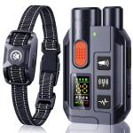 Dog Shock Collar with Remote – 3300ft Range, Waterproof & Rechargeable, Adjustable Beep, Shock, Vibration & Ultrasonic Modes, Dog Training Collar for Obedience & Behavior Control, Navy Blue