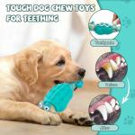WinTour Tough Dog Toys for Large Dogs, Indestructible Dog Toy for Aggressive Chewers with Squeaky, Durable Chew Toys to Keep Them Busy for Medium and Large Breeds, Interactive Heavy Duty Bones