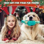 WinTour Tough Dog Toys for Large Dogs, Indestructible Dog Toy for Aggressive Chewers with Squeaky, Durable Chew Toys to Keep Them Busy for Medium and Large Breeds, Interactive Heavy Duty Bones