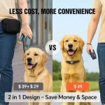 Dog Shock Collar with Remote – 3300ft Range, Waterproof & Rechargeable, Adjustable Beep, Shock, Vibration & Ultrasonic Modes, Dog Training Collar for Obedience & Behavior Control, Navy Blue