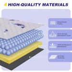 WanpeeGoo Washable Pee Pads for Dogs, 2Pack Reusable Puppy Pads, Super Absorbent & Leakproof Dog Pads, Anti-Slip Dog Pee Pads for Puppy Training & Incontinence, Feather Pattern 36"x41"