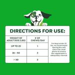 Greenies Dog Supplements 8-in-1 Multi-Benefit Dog Vitamins and Supplements Chicken Flavor, 15.5 oz. Container, 80 Count