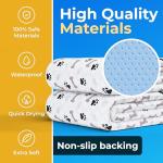 GREEN LIFESTYLE Washable Pee Pads for Dogs - Waterproof Reusable Puppy Pads with Anti-Slip Backing, Pet Training Pad for Puppy Playpen, Crate, Whelping Box, Potty Training (Pack of 2 - 34x36)