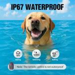 Dog Shock Collar with Remote – 3300ft Range, Waterproof & Rechargeable, Adjustable Beep, Shock, Vibration & Ultrasonic Modes, Dog Training Collar for Obedience & Behavior Control, Navy Blue