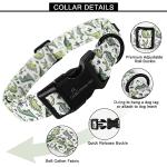 ARING PET Dinosaur Dog Collar-Cute Dog Collar for Small Dogs, Adjustable Comfortable Cotton Boy Dog Collars for Small Medium Large Dogs, Small