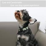 ARING PET Dinosaur Dog Collar-Cute Dog Collar for Small Dogs, Adjustable Comfortable Cotton Boy Dog Collars for Small Medium Large Dogs, Small