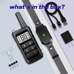 Dog Training Collar with 3300Ft Remote Range 4 Training Modes Rechargable IPX7 Waterproof Electric Dog Collar with Remote for Large Medium Small Dogs