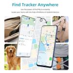 Google Android GPS Dog Collar (1 Pack), Mini Dog GPS Tracker, Smart Pet Activity Tracker, No Subscription, GPS Cat Collar Certified Finder, Anti-Lost, Finder Tag for Vehicles, Pets, Kids, Items