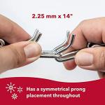 Herm Sprenger Ultra-Plus Prong Dog Training Collar, 2.25 mm x 13" Neck Size, 2.25 mm, Steel Chrome Plated Dog Prong Collar, Pinch Collar for Dogs, Dog Correction Collar