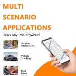 2026 GPS Tracker for Vehicles, Car GPS Tracking Device No Subscription Required No Monthly Fee, Wide-Area Location Tracker for Trucks, Dogs and Kids’ Belongings