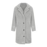 Carydety Sherpa Fleece Jacket Women Winter Coats Thicken Faux Fur Shearling Coat Fuzzy Warm Jackets Collared Coat with Pocket