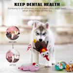 Nocciola 5-Pack Squeaky Dog Toys, Durable Stuffed Critter Zoo Dog Toys with Unique Squeak Sounds to Keep Dogs Busy, Puppy Toys for Small, Medium, and Large Dogs