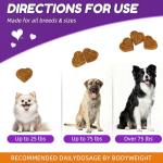 Lysimi Hip and Joint Supplement Dogs, Glucosamine Chondroitin Joint Supplement for Dogs, Joint Chews for Dog Joint Pain Relief 180 Ct Chicken Flavored Fit All Breed