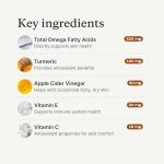 PetLab Co. Skin & Coat Chew - Optimize Scalp and Fur Condition with a Tasty Dog Chew, Packed with Beneficial Fatty Acids, Vitamins and Apple Cider Vinegar - Packaging May Vary